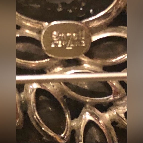 Vintage Gazell Sterling Sliver Brand Brooch - Picture 2 of 5